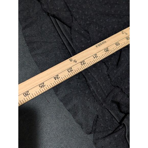 Maurices Shirt Women's Fairycore Whimsigoth Swiss Dot Bell Sleeve Blouse Size XL - Picture 15 of 16